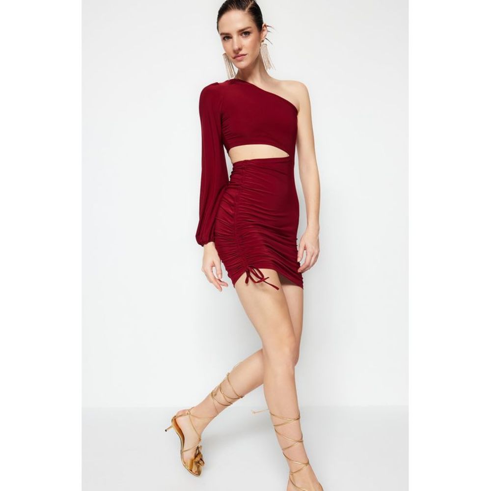 NWT Trendyol Women Fitted Woven Dress